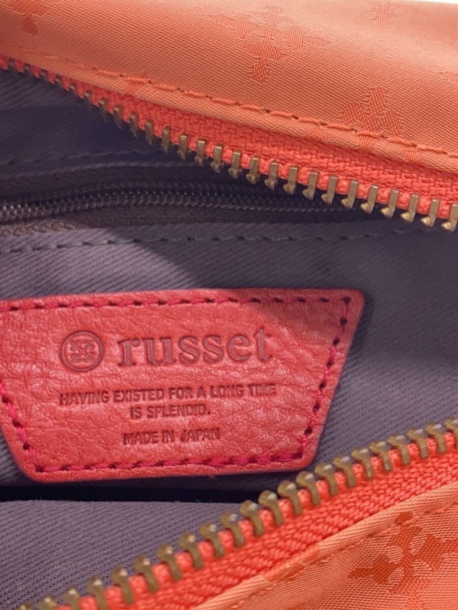 russet Shoulder Bag RED All Over Pattern 5