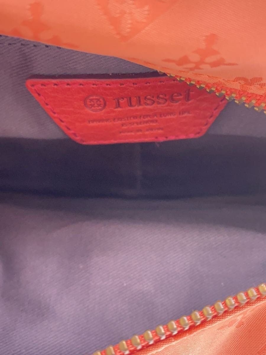 russet Shoulder Bag RED All Over Pattern 6