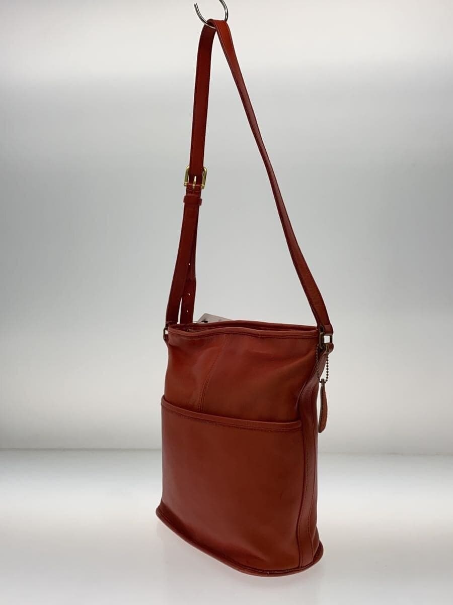 COACHOLD USA made shoulder bag leather RED plain 1935 2