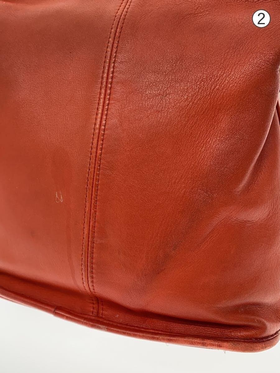 COACHOLD USA made shoulder bag leather RED plain 1935 8