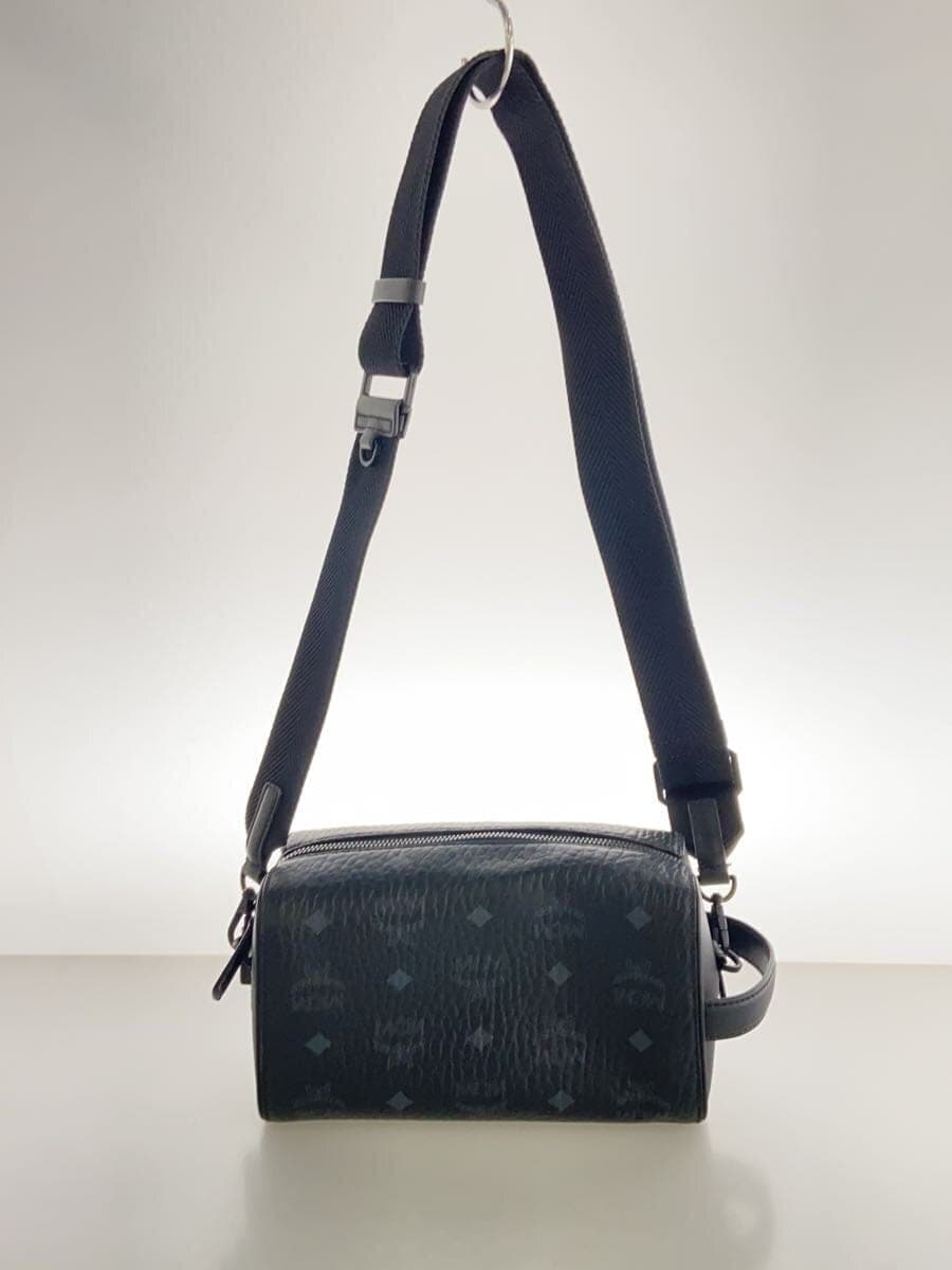 MCMOTTOMAR Toiletry Bag Shoulder Bag Leather BLK All-over Pattern MXZDSTT03BK001 3