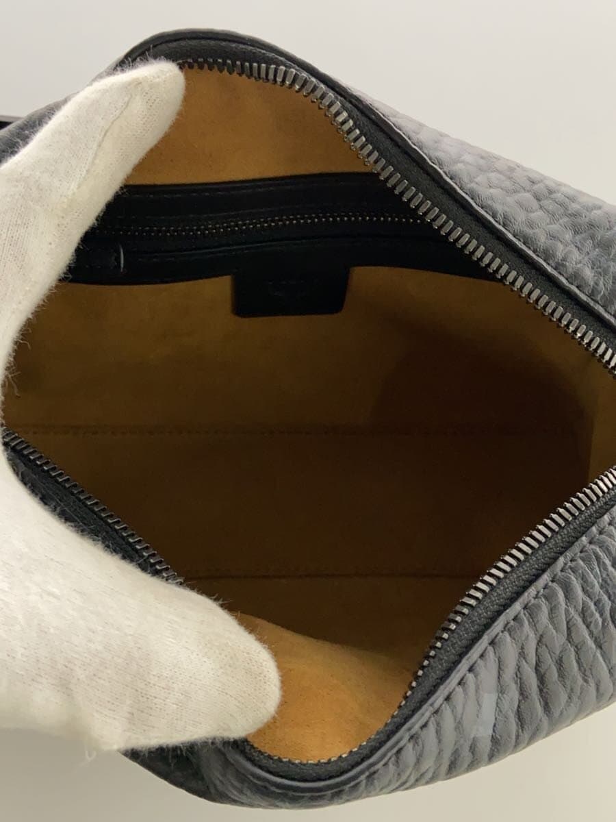 MCMOTTOMAR Toiletry Bag Shoulder Bag Leather BLK All-over Pattern MXZDSTT03BK001 6