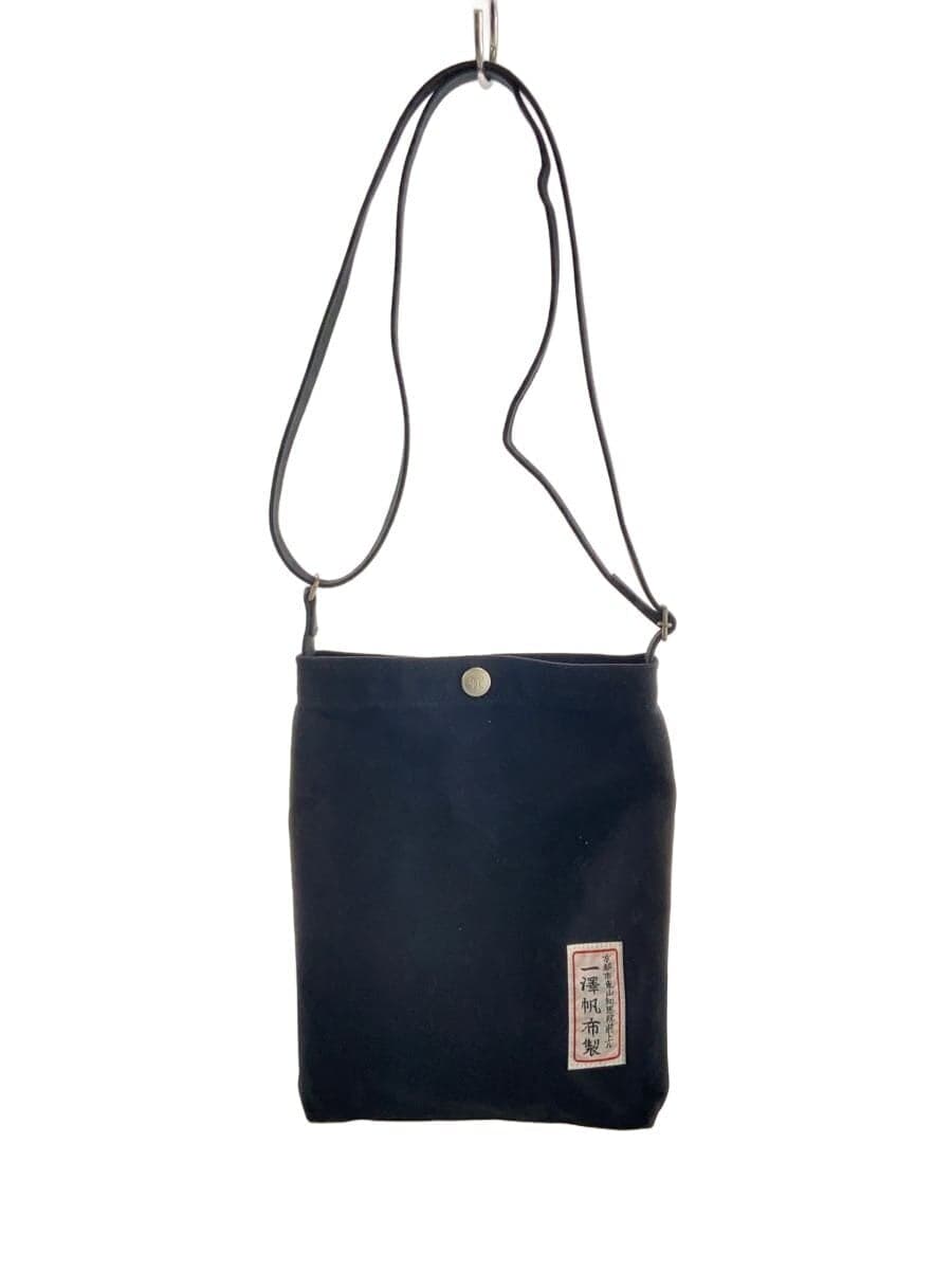WILDSIDE YOHJI YAMAMOTO × Ichizawa Hanpu Shoulder Bag Canvas BLK