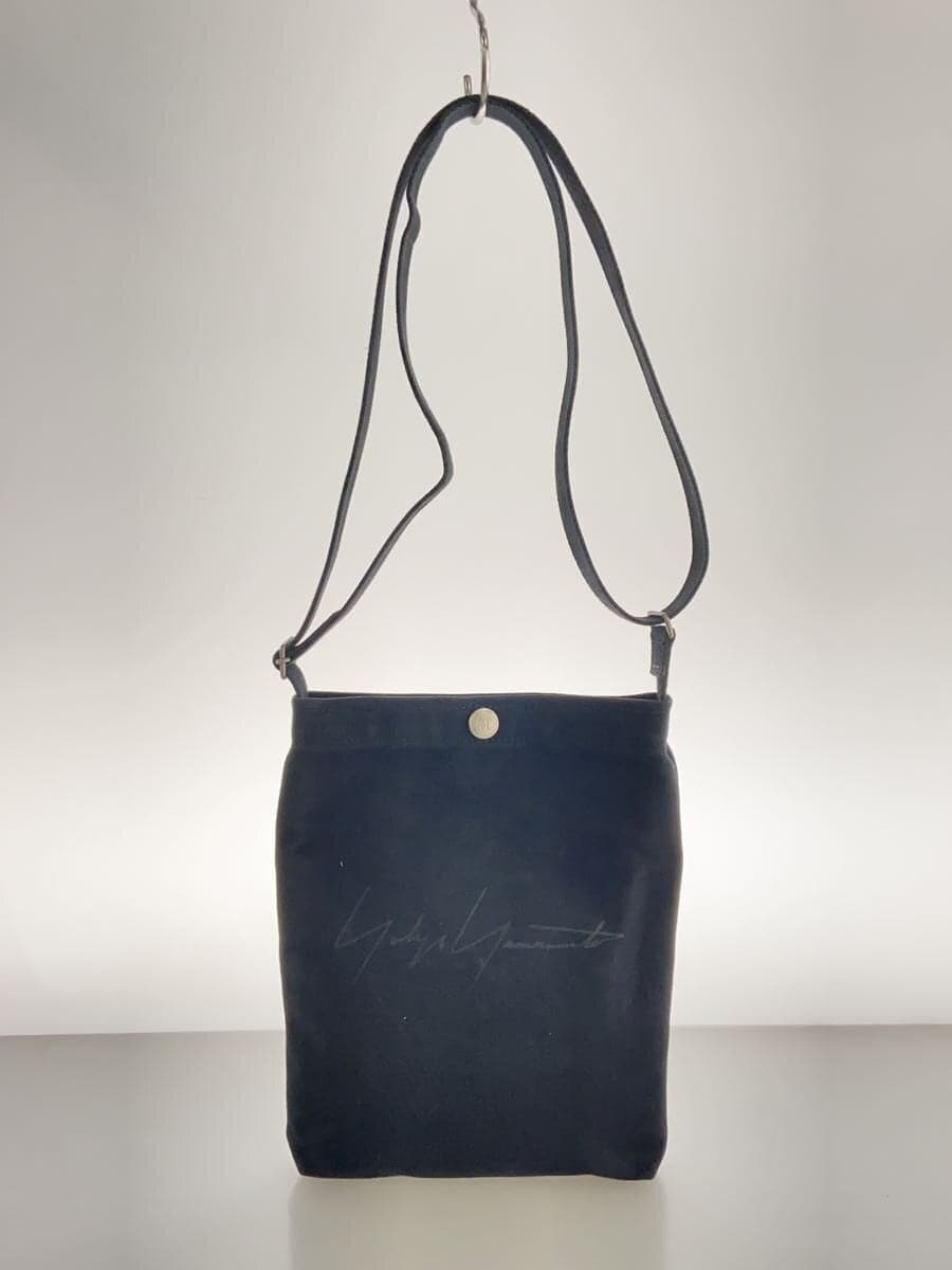 WILDSIDE YOHJI YAMAMOTO × Ichizawa Hanpu Shoulder Bag Canvas BLK 3