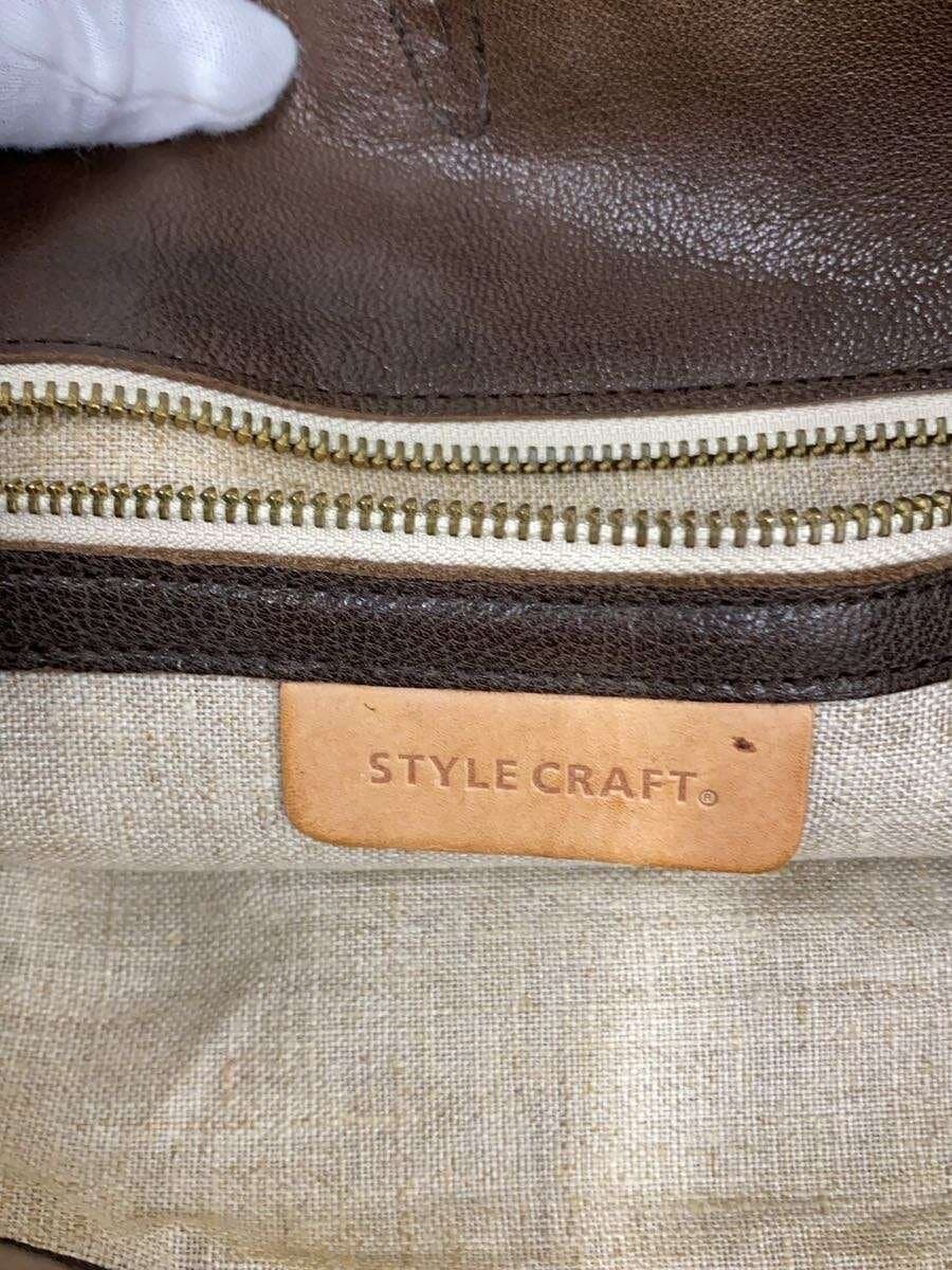 STYLE CRAFT Shoulder Bag Leather BRW 5