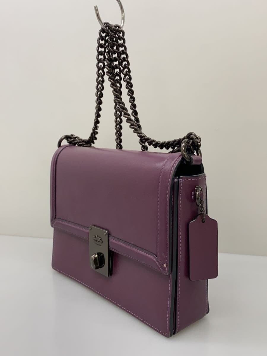 COACH Shoulder Bag PVC BRD Solid 88342 2