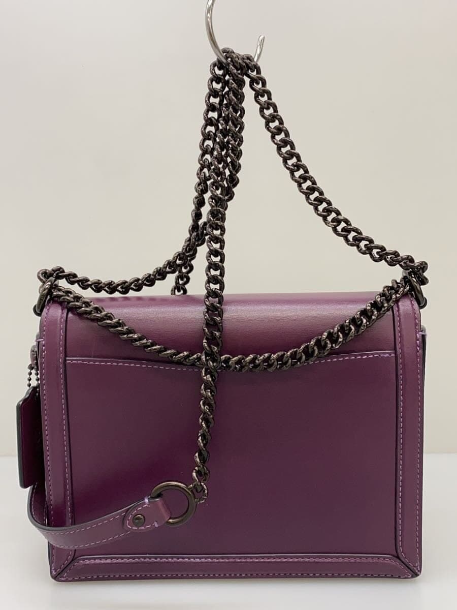 COACH Shoulder Bag PVC BRD Solid 88342 3