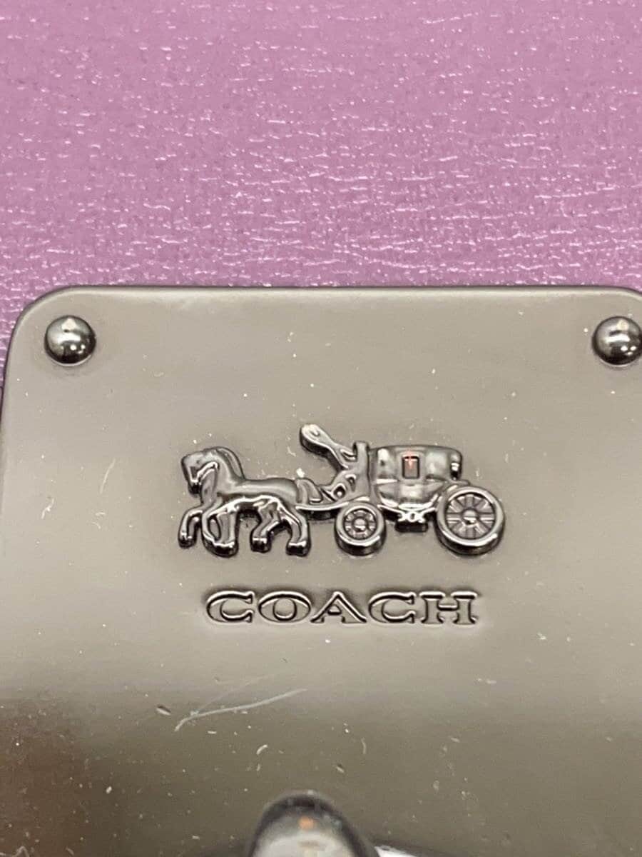 COACH Shoulder Bag PVC BRD Solid 88342 5