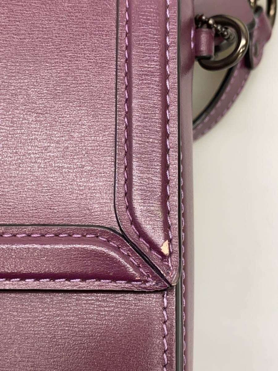 COACH Shoulder Bag PVC BRD Solid 88342 8