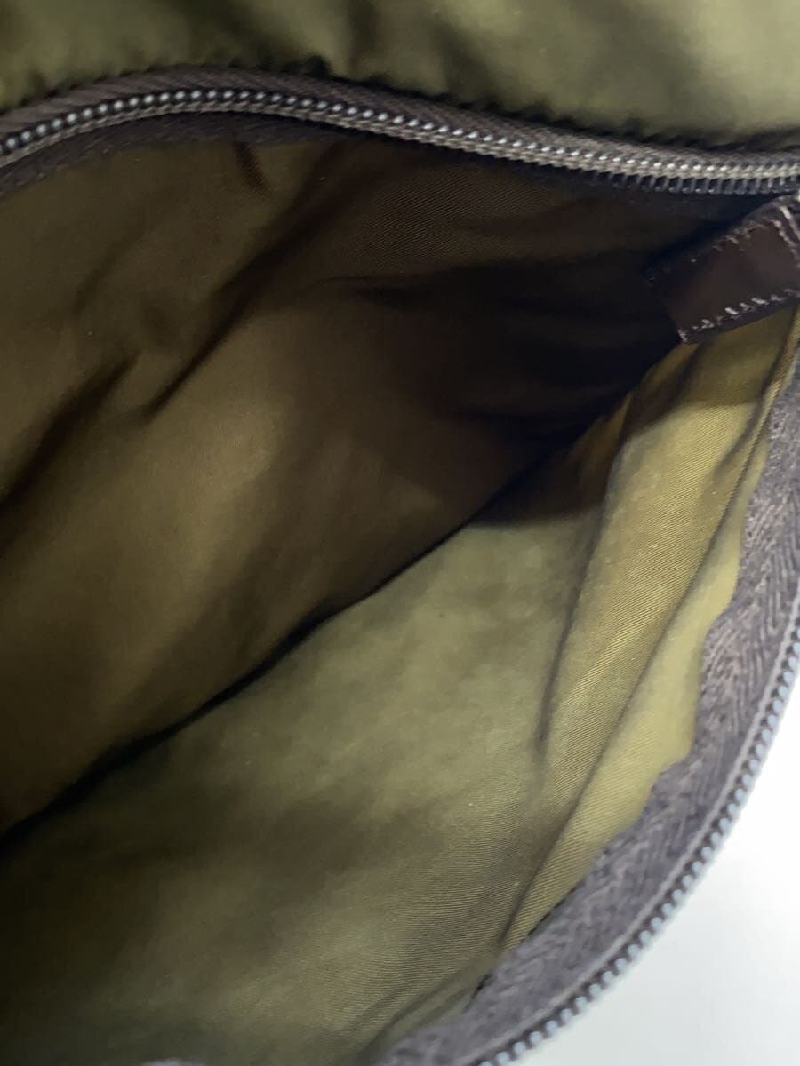 PRADA Shoulder Bag Nylon KHK Solid 7