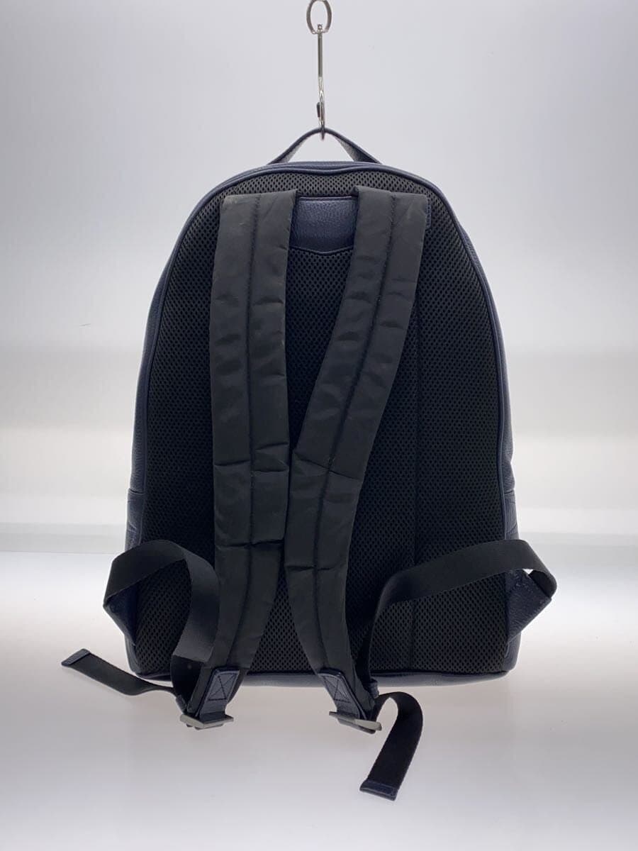 EMPORIO ARMANI Backpack Leather NVY 3