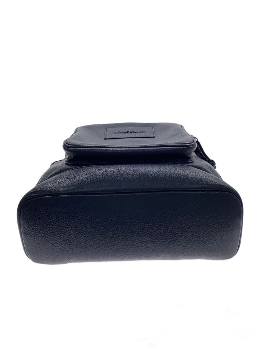 EMPORIO ARMANI Backpack Leather NVY 4