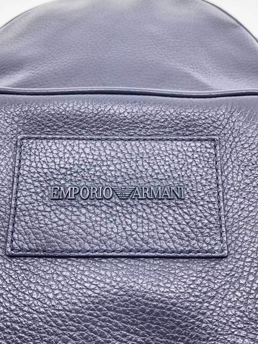 EMPORIO ARMANI Backpack Leather NVY 5