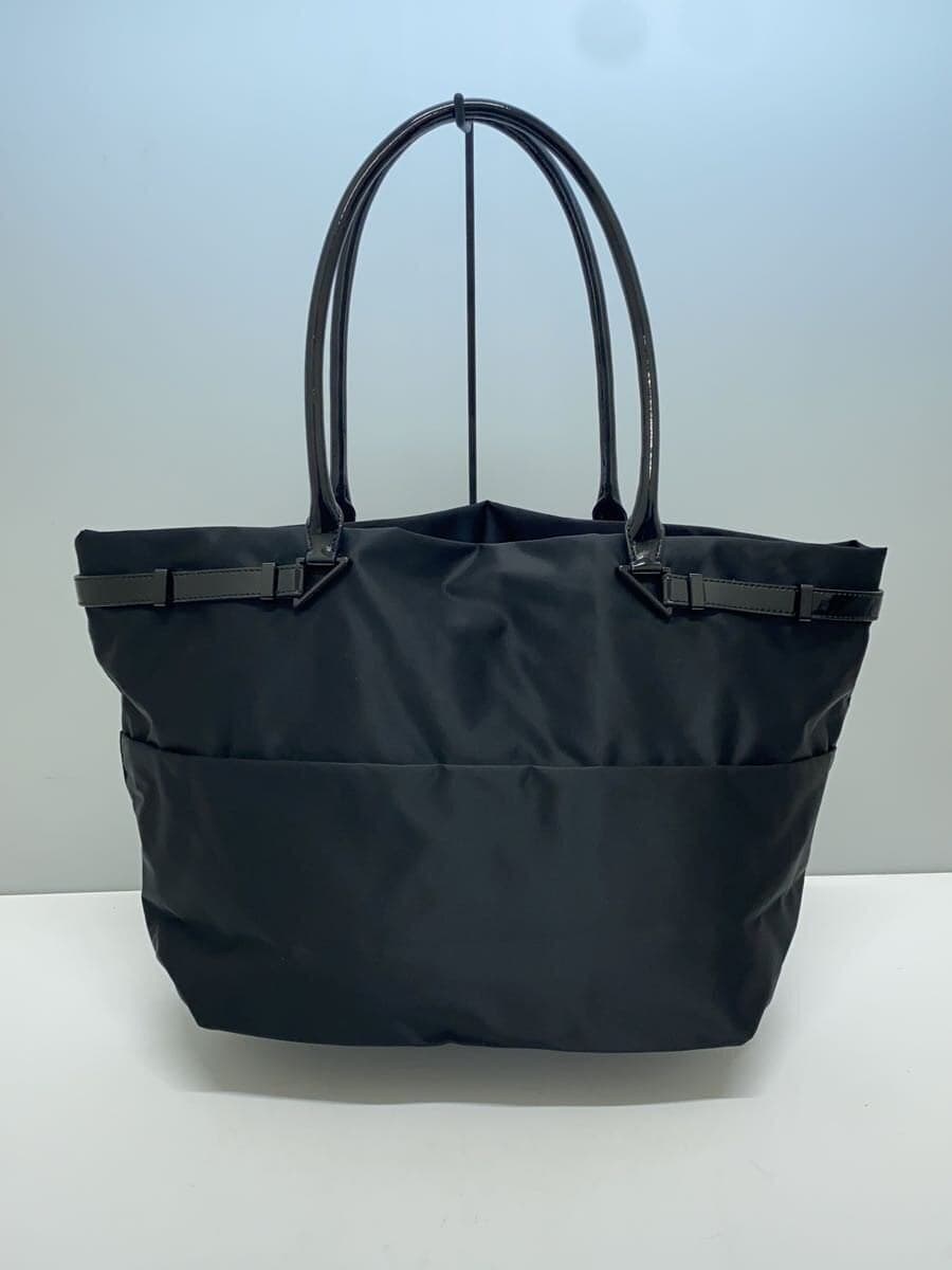 agnes b VOYAGE Tote Bag Nylon BLK Solid CS08-02 3