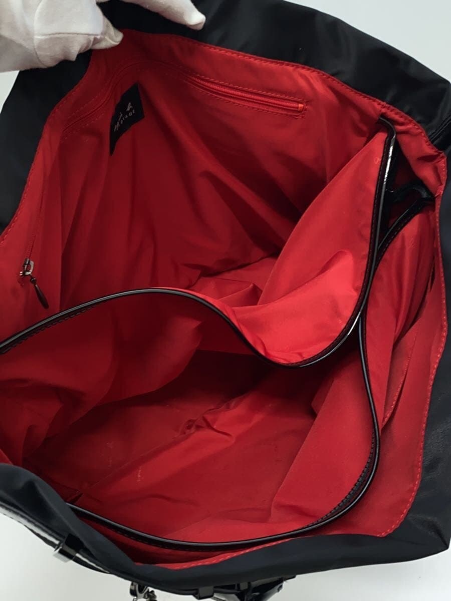 agnes b VOYAGE Tote Bag Nylon BLK Solid CS08-02 6