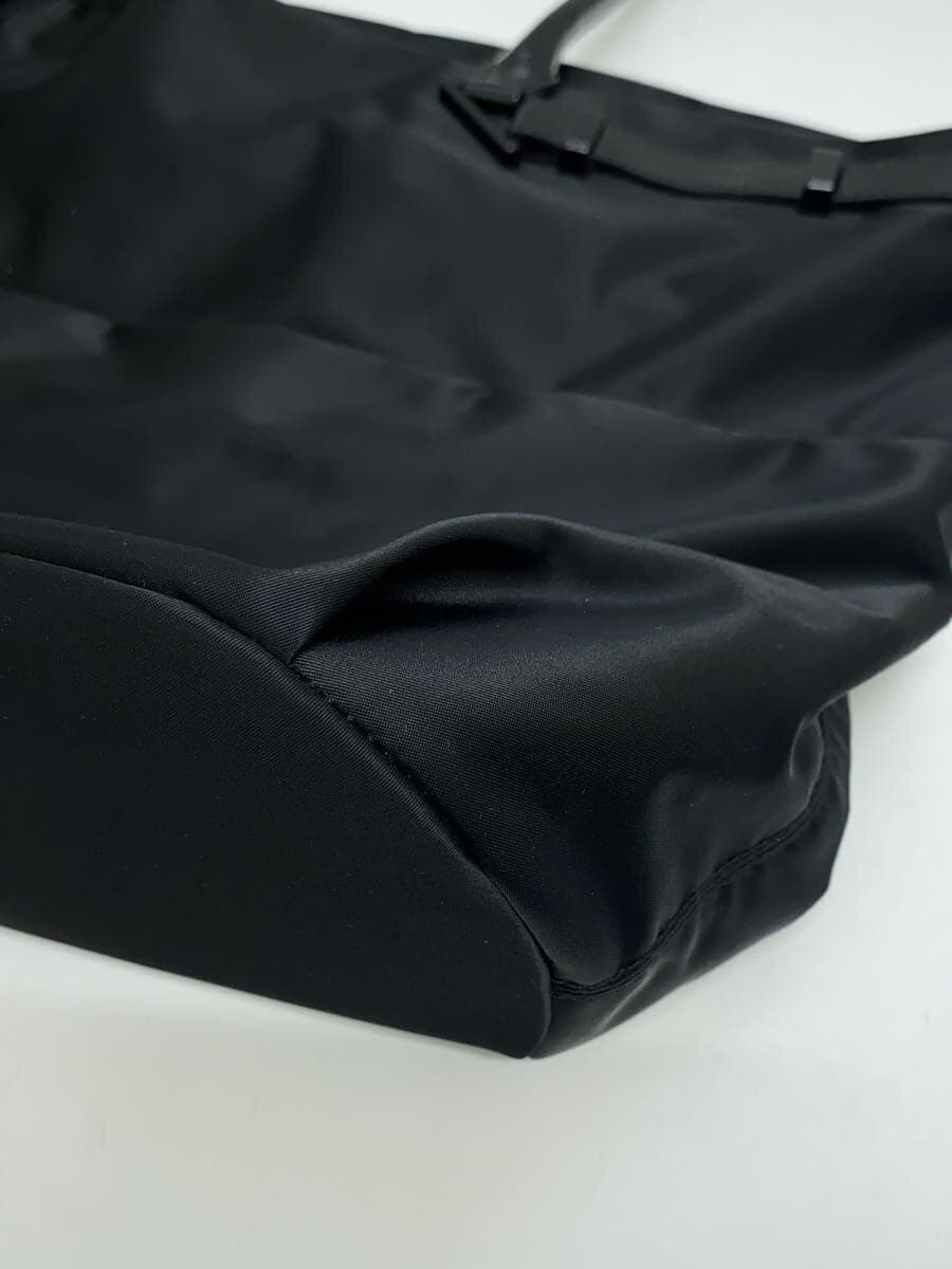 agnes b VOYAGE Tote Bag Nylon BLK Solid CS08-02 8