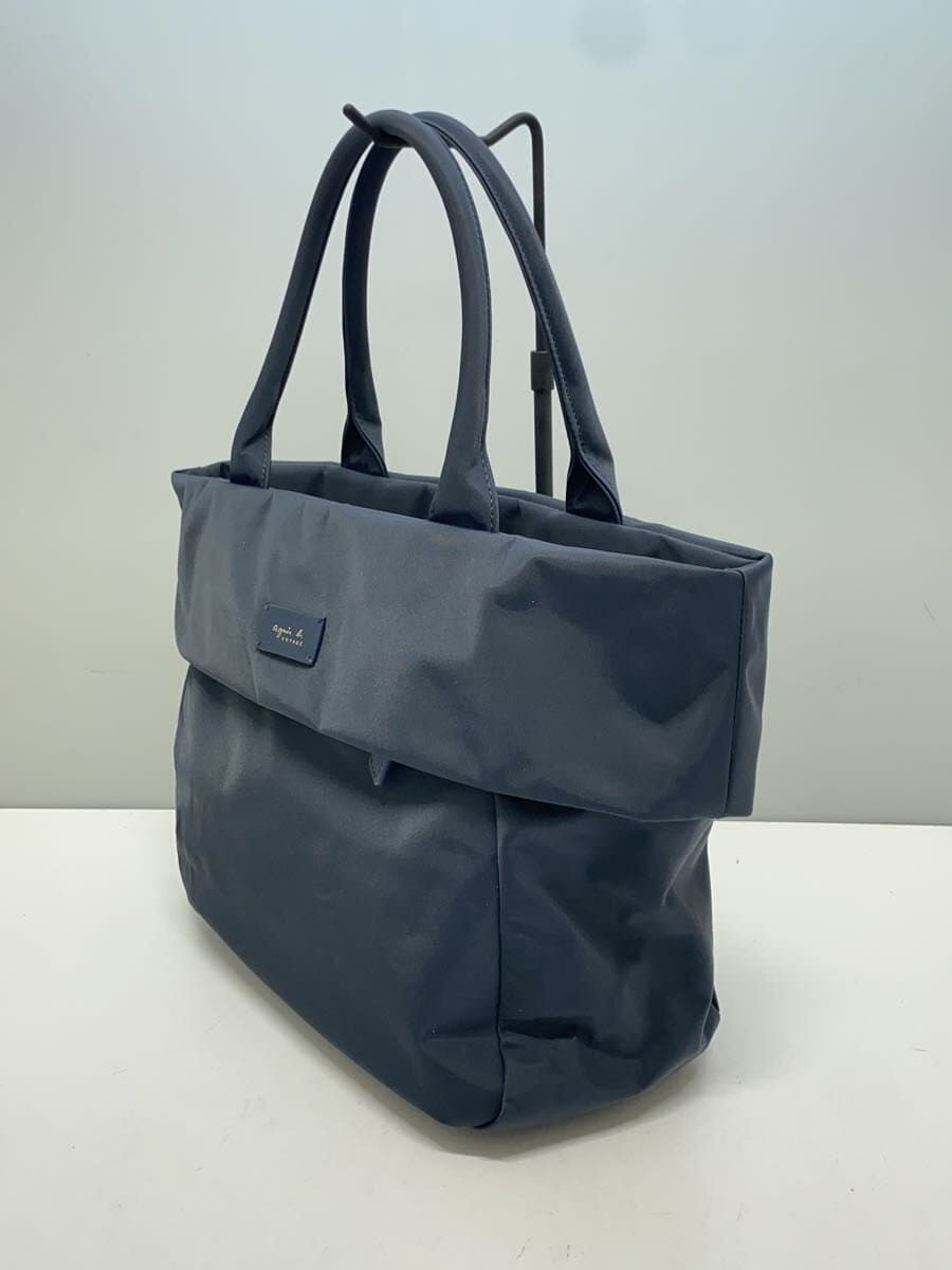 agnes b VOYAGE Handbag NVY Solid 2