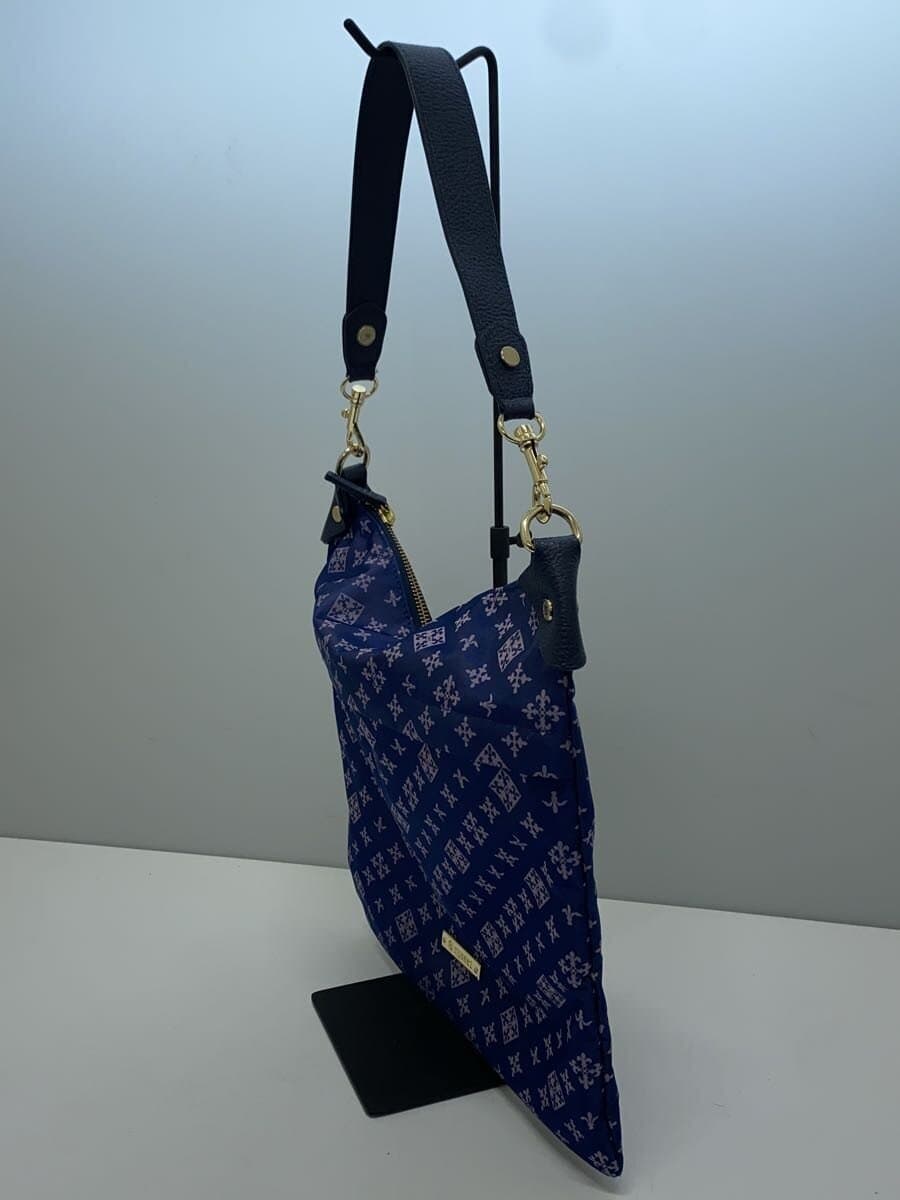 russet Shoulder Bag PVC NVY All Over Pattern 2