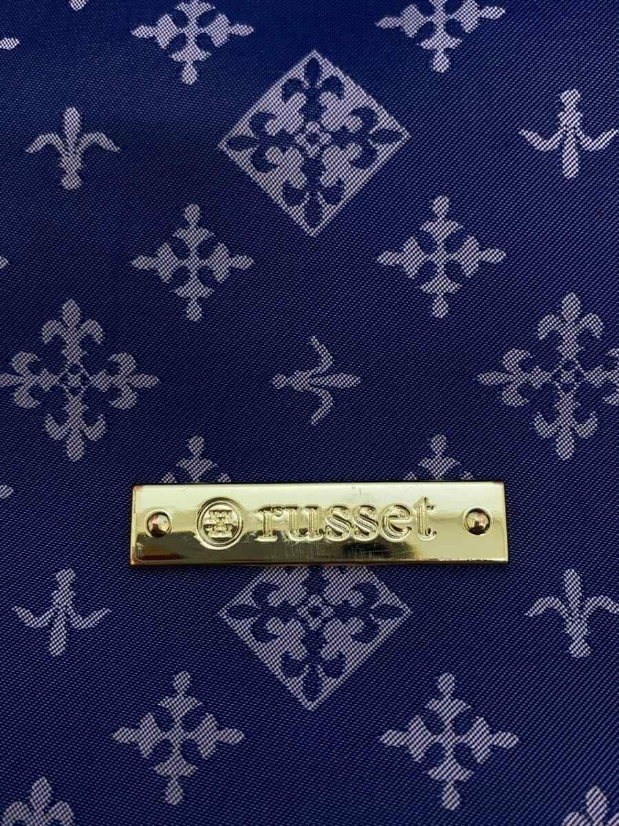 russet Shoulder Bag PVC NVY All Over Pattern 5