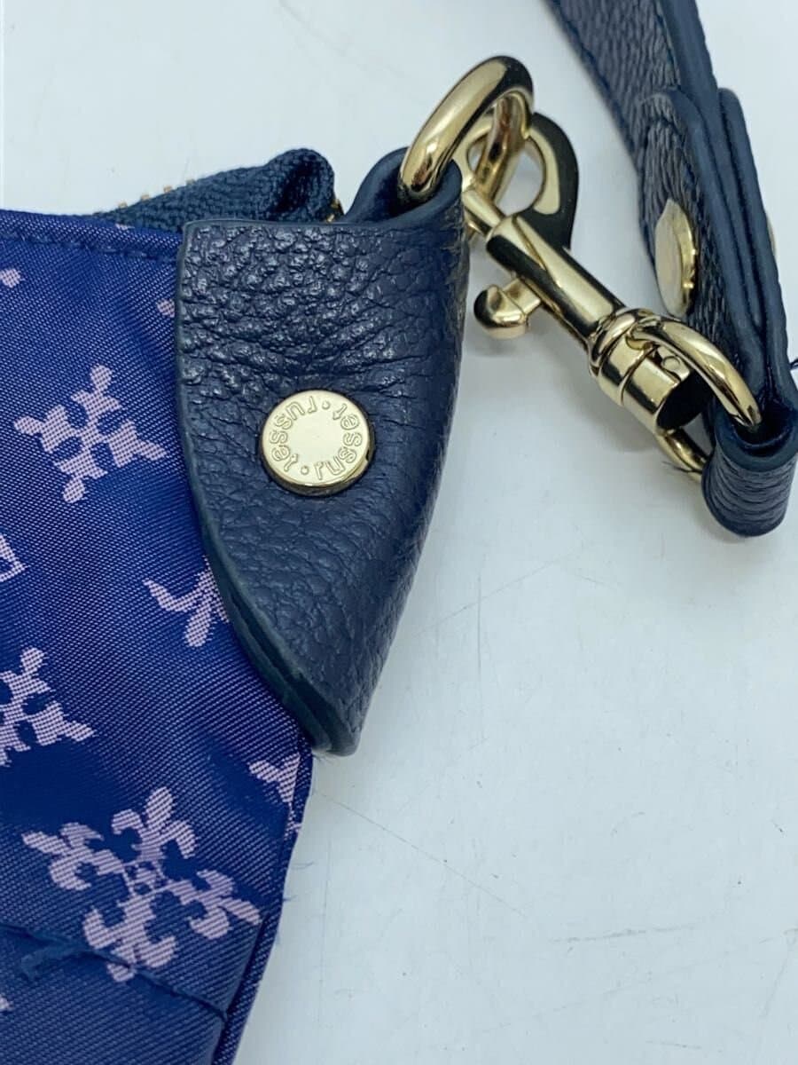 russet Shoulder Bag PVC NVY All Over Pattern 9