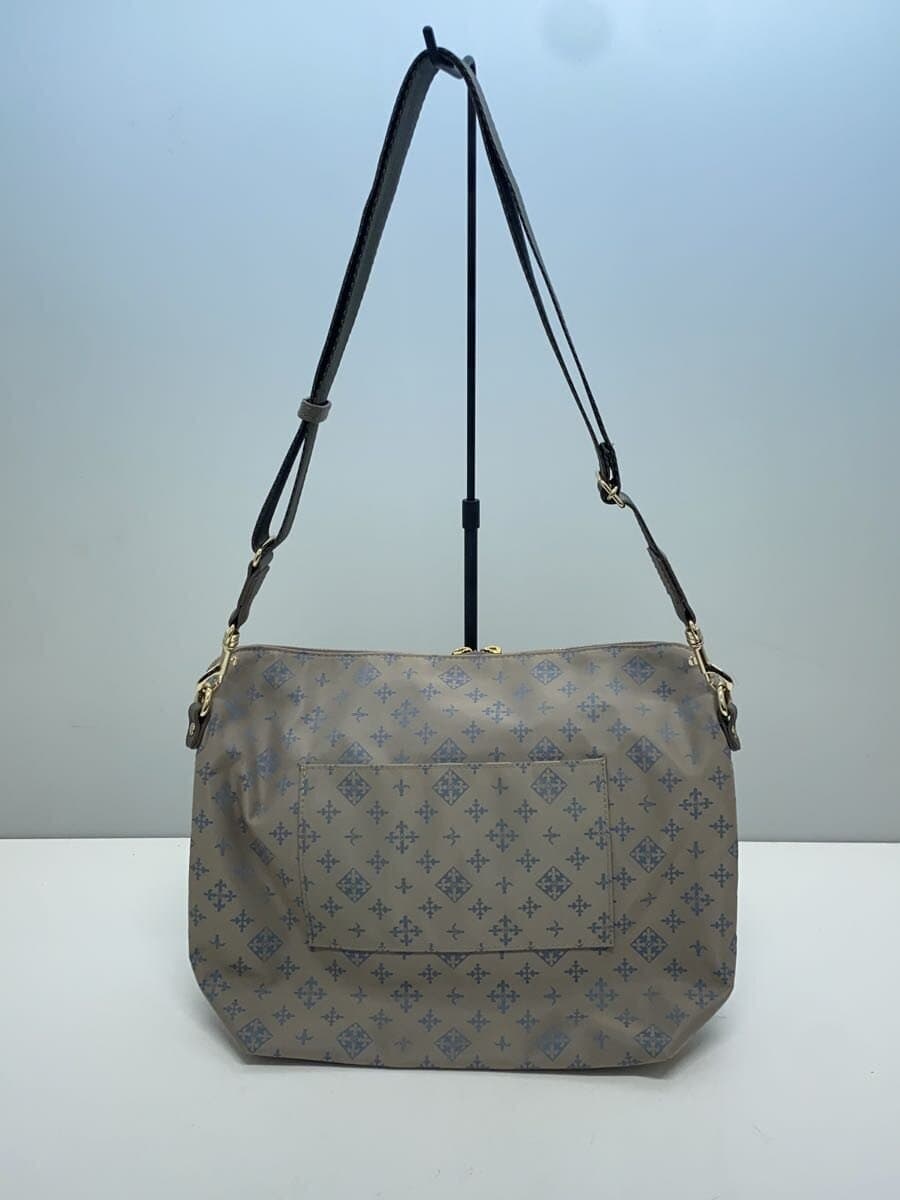 russet Shoulder Bag PVC GRY All Over Pattern 3