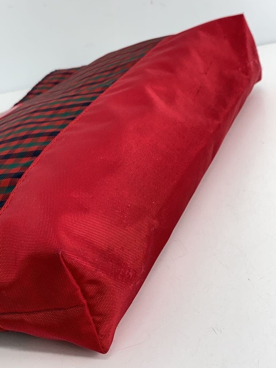 Familiar tote bag -- Red Check 8