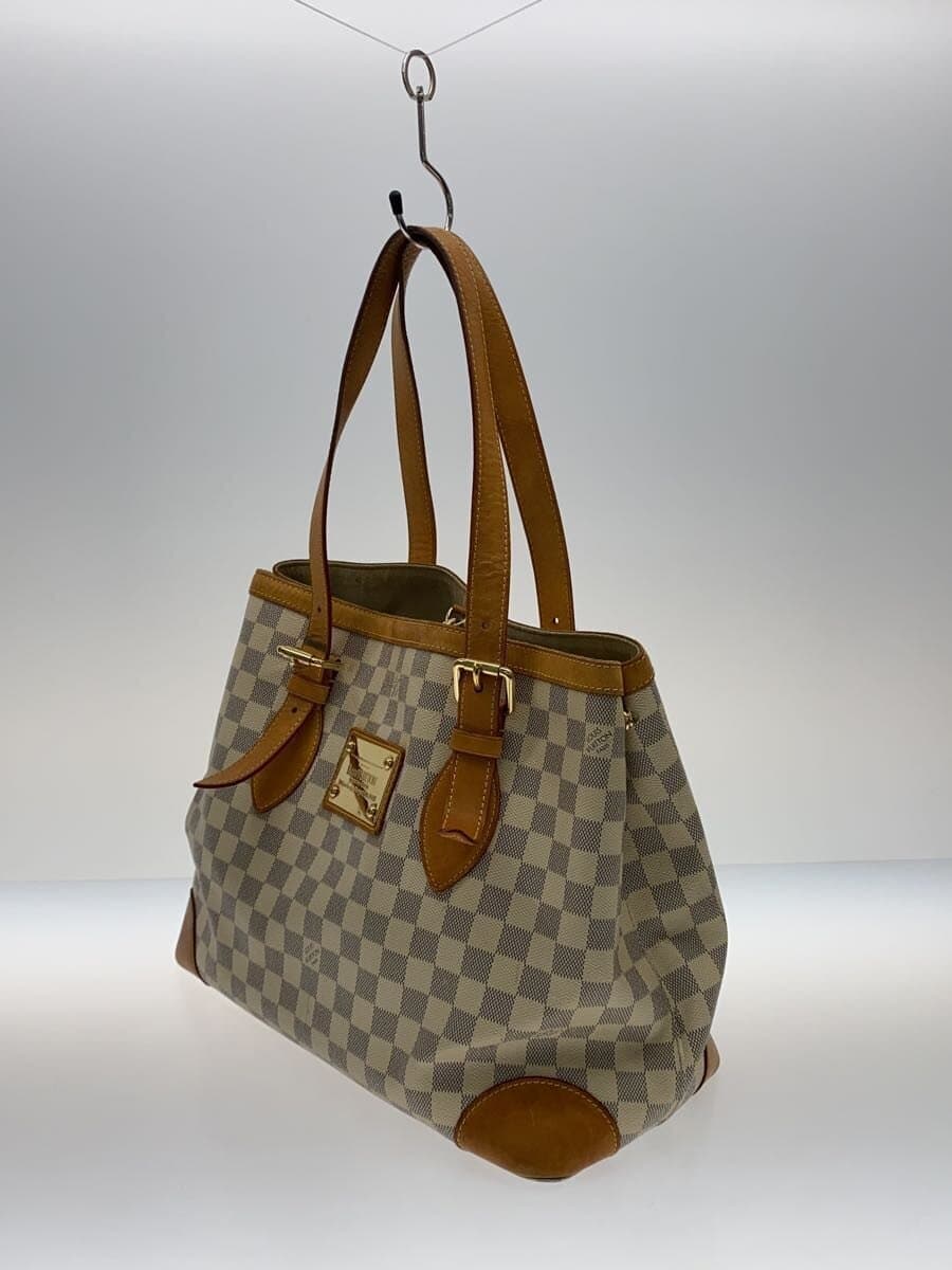 LOUIS VUITTON Hampstead MM Damier Azur PVC WHT N51206 2
