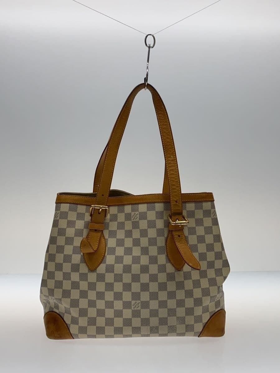 LOUIS VUITTON Hampstead MM Damier Azur PVC WHT N51206 3
