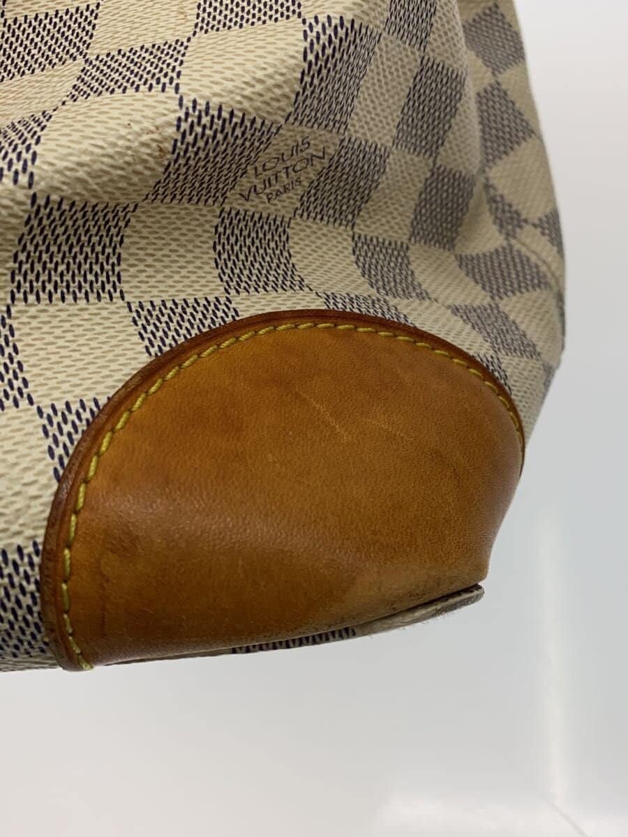 LOUIS VUITTON Hampstead MM Damier Azur PVC WHT N51206 7