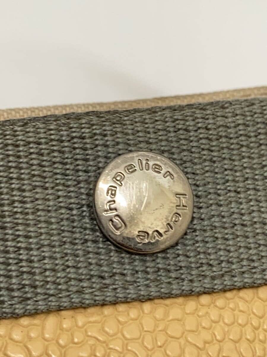 Herve Chapelier handbag leather beige plain 5