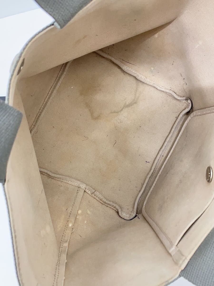 Herve Chapelier handbag leather beige plain 6