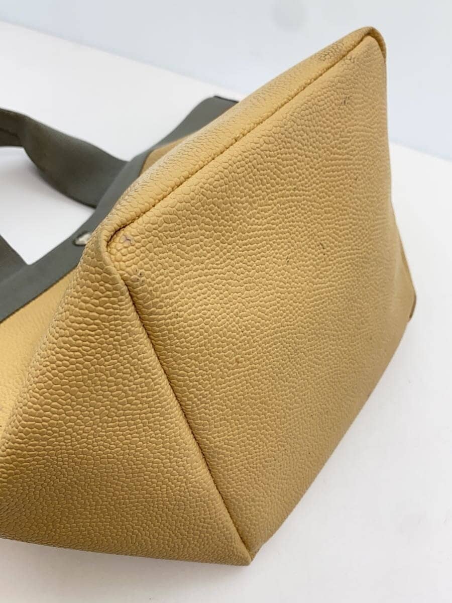 Herve Chapelier handbag leather beige plain 8