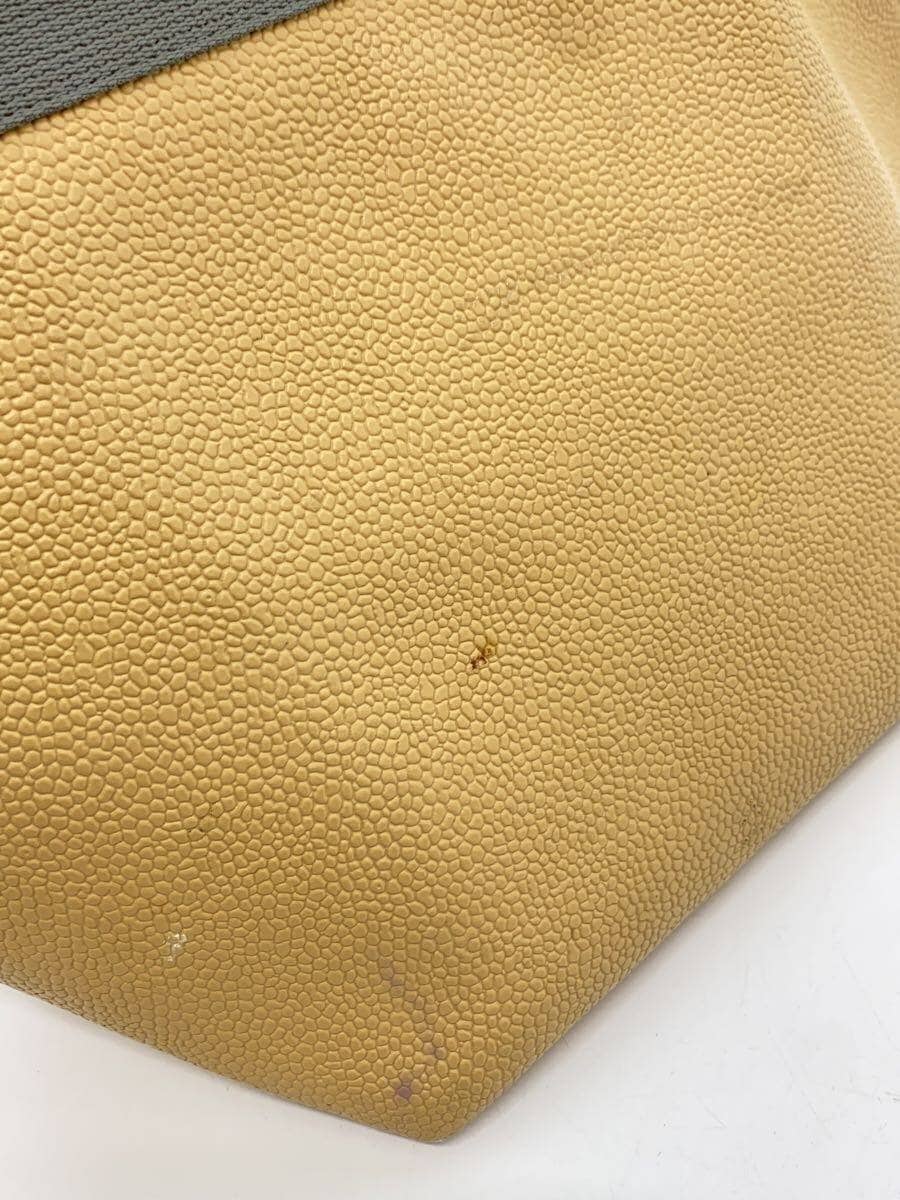 Herve Chapelier handbag leather beige plain 9