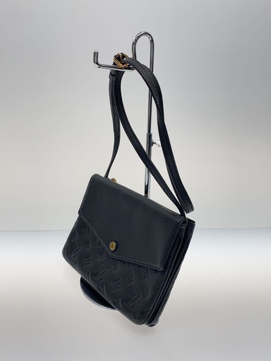 LOUIS VUITTON Twin Set_ Monogram Empreinte Leather BLK M50258 2