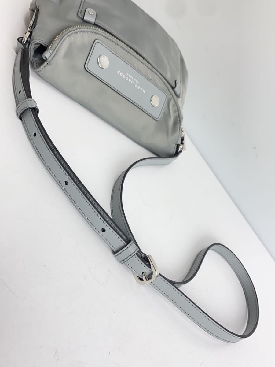 MARC JACOBS shoulder bag polyester GRY solid color 7