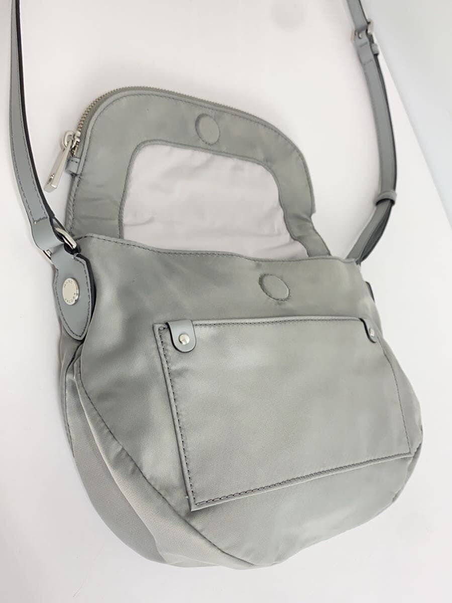 MARC JACOBS shoulder bag polyester GRY solid color 8