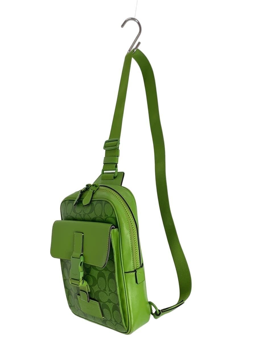 COACH Shoulder Bag -- GRN Signature Pattern C9838 2