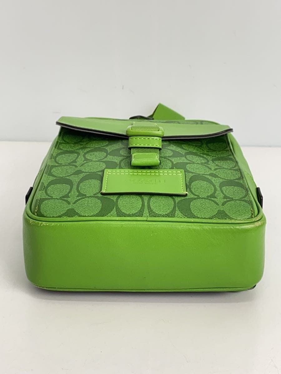COACH Shoulder Bag -- GRN Signature Pattern C9838 4