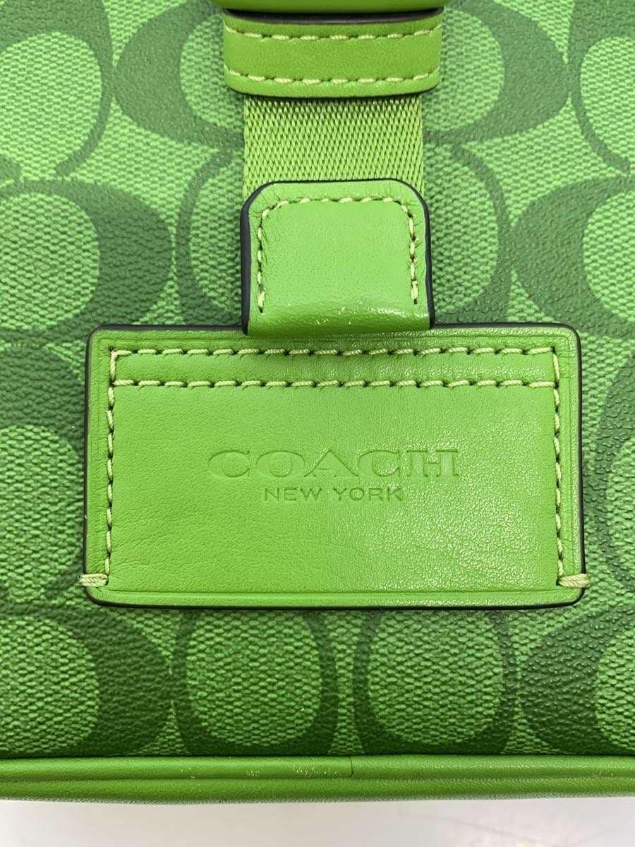 COACH Shoulder Bag -- GRN Signature Pattern C9838 5
