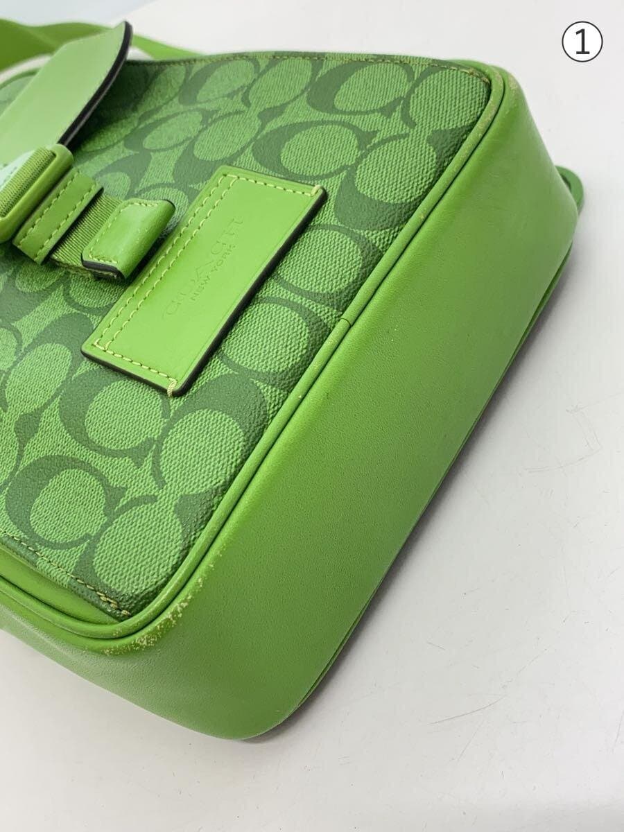 COACH Shoulder Bag -- GRN Signature Pattern C9838 7