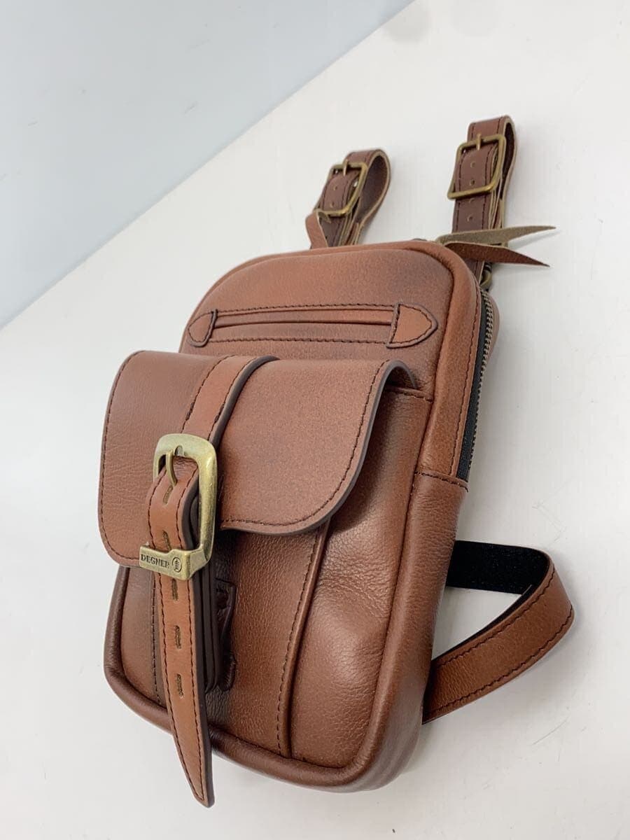 DEGNER bag leather BRW plain 2