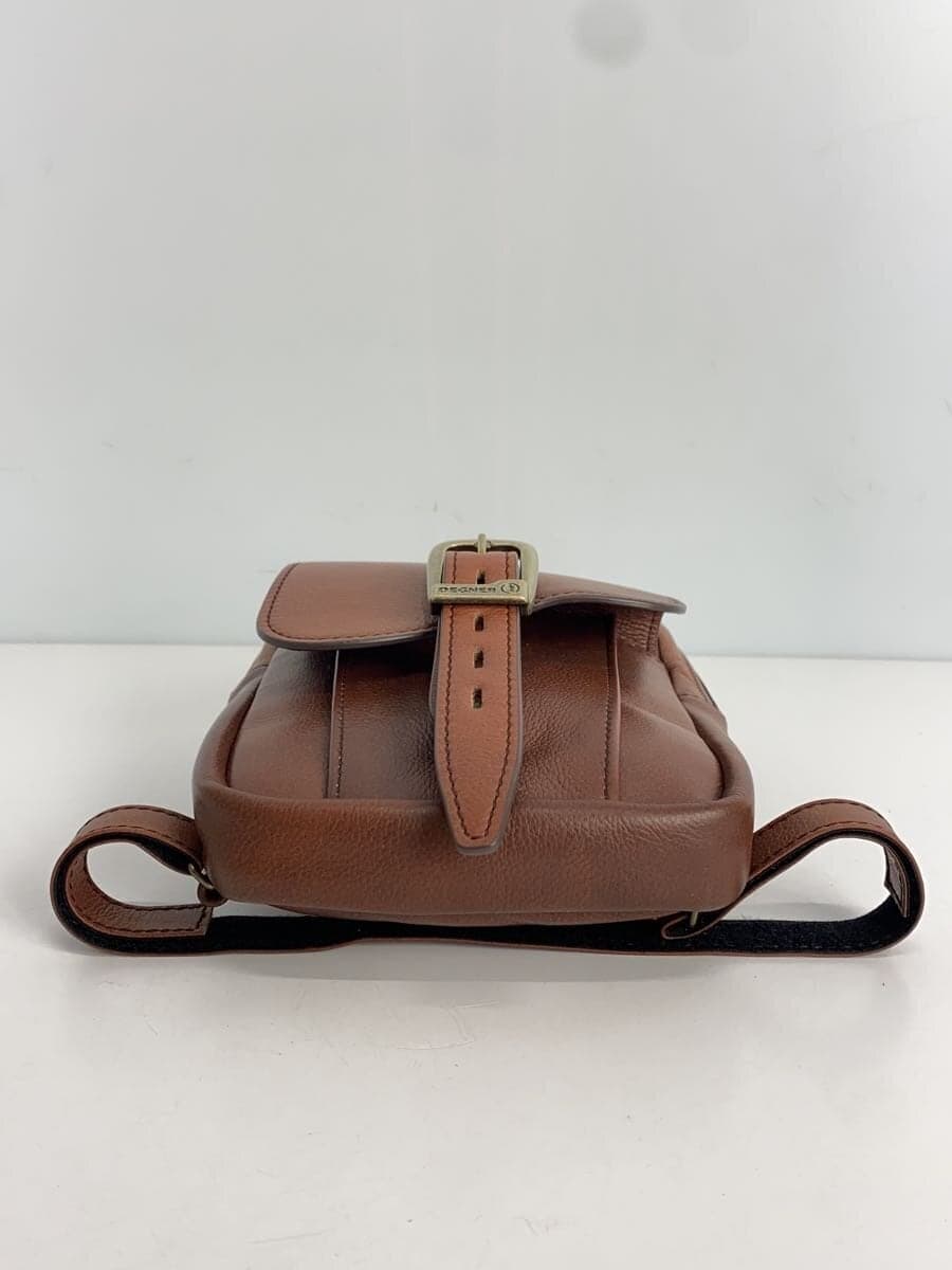 DEGNER bag leather BRW plain 4