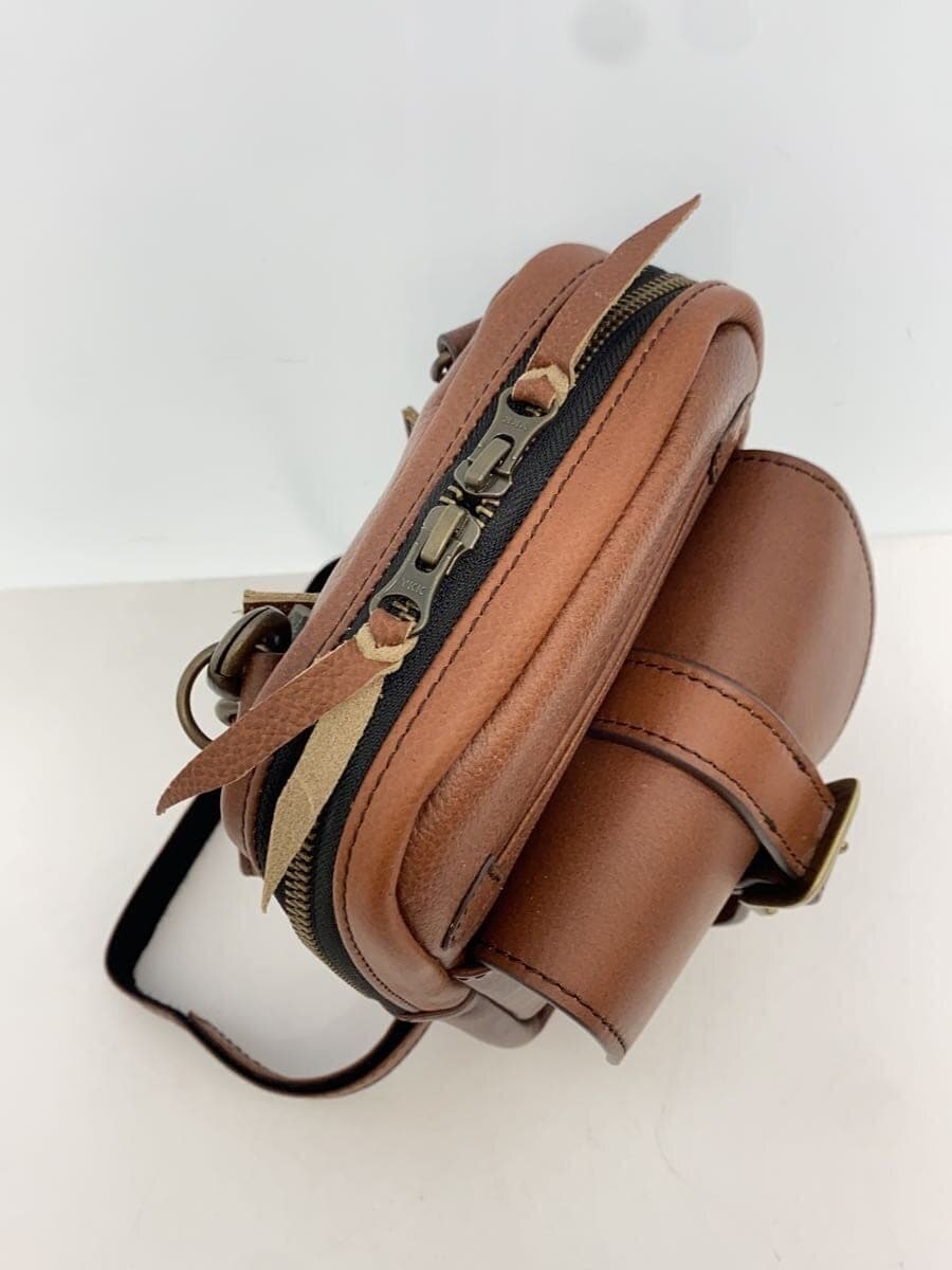 DEGNER bag leather BRW plain 7