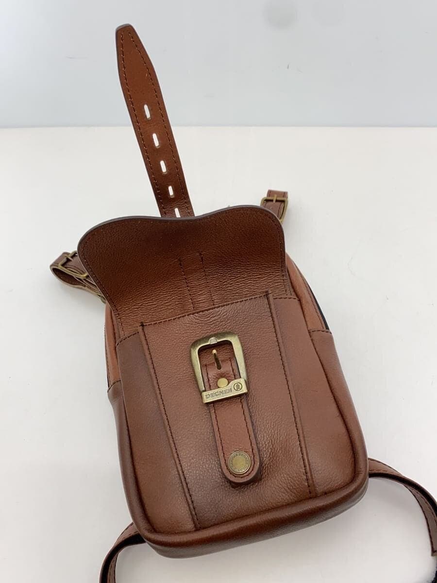 DEGNER bag leather BRW plain 8
