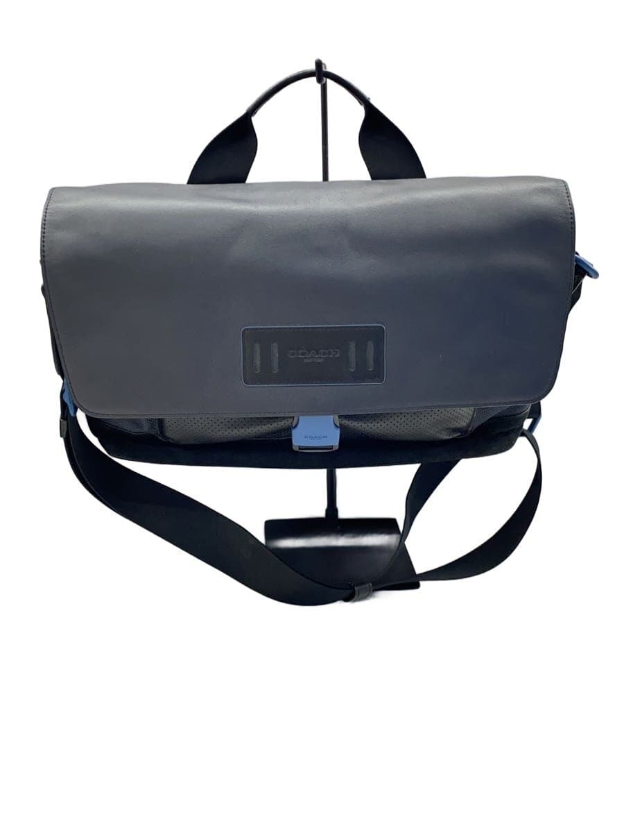 COACH Shoulder Bag Leather Black F36089