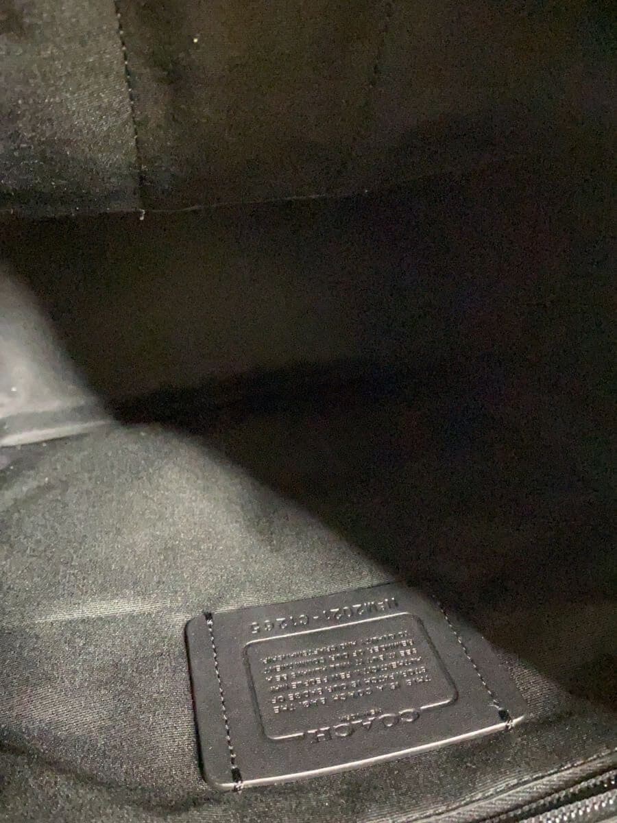 COACH Backpack Leather BLK Solid 6