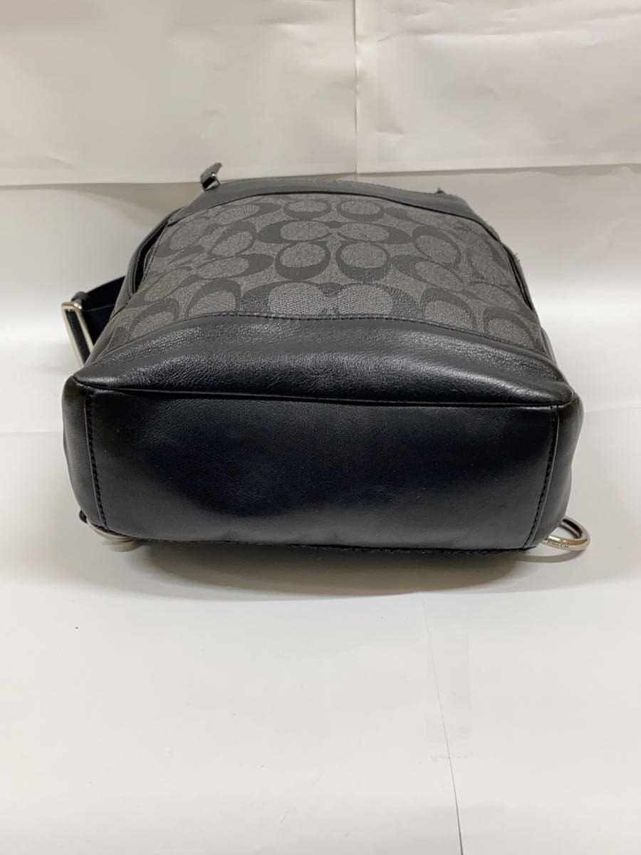 COACH Shoulder Bag BLK All Over Pattern f54787 4