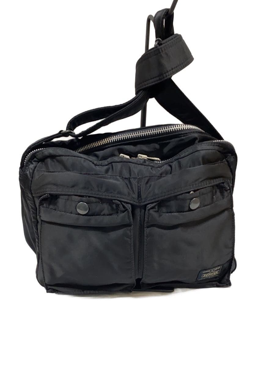 PORTER Tanker Shoulder Bag BLK Solid
