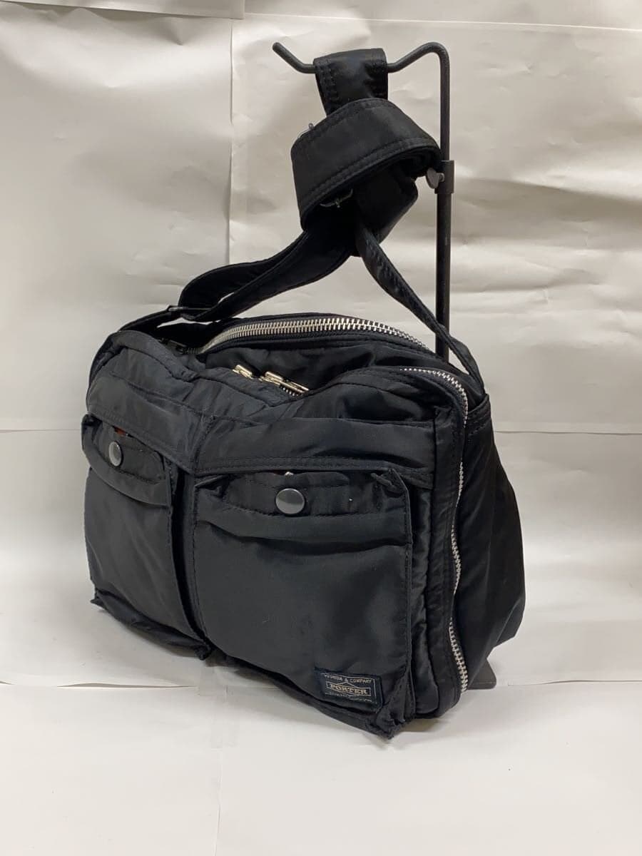 PORTER Tanker Shoulder Bag BLK Solid 2