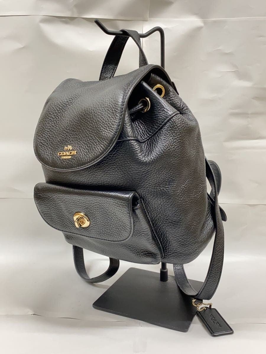 COACH Backpack BLK Solid 2